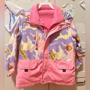 Girl jacket, size 130cm/51inches, pink